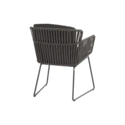 Taste Vitali Dining Tuinstoel - Antraciet -Beliani Winkel 1000048042 0103