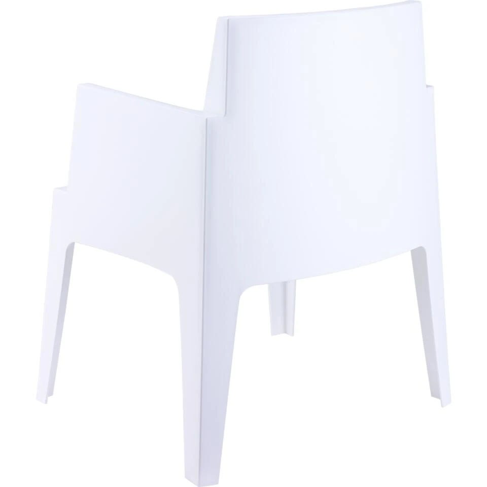 VDG Siesta Box Stapelbare Stoel - Wit 4 VDG Siesta Box Stapelbare Stoel - Wit - Afbeelding 4