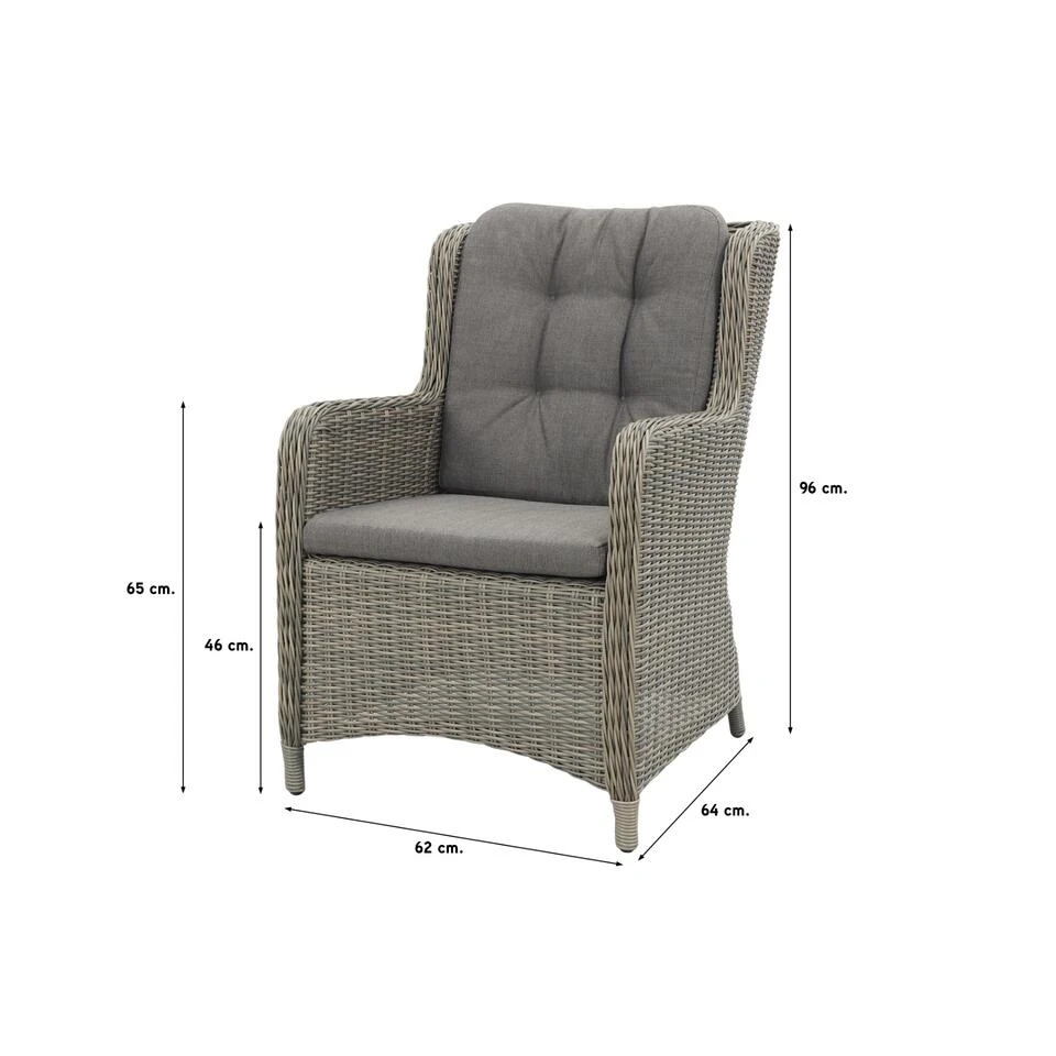 VDG Sandigo Dining Tuinstoel 2 VDG Sandigo Dining Tuinstoel - Afbeelding 2