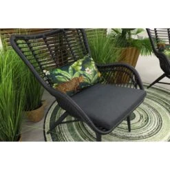 VDG Jasmine Loungestoelen Set - Black 7 VDG Jasmine Loungestoelen Set - Black -Beliani Winkel 1000048698 0103