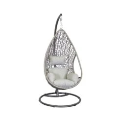 Sens-Line Mona Hangstoel Sand -Beliani Winkel 1000048767 0101