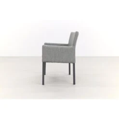 Suns Antas Dining Tuinstoel - Light Antraciet/grey -Beliani Winkel 1000048817 0103