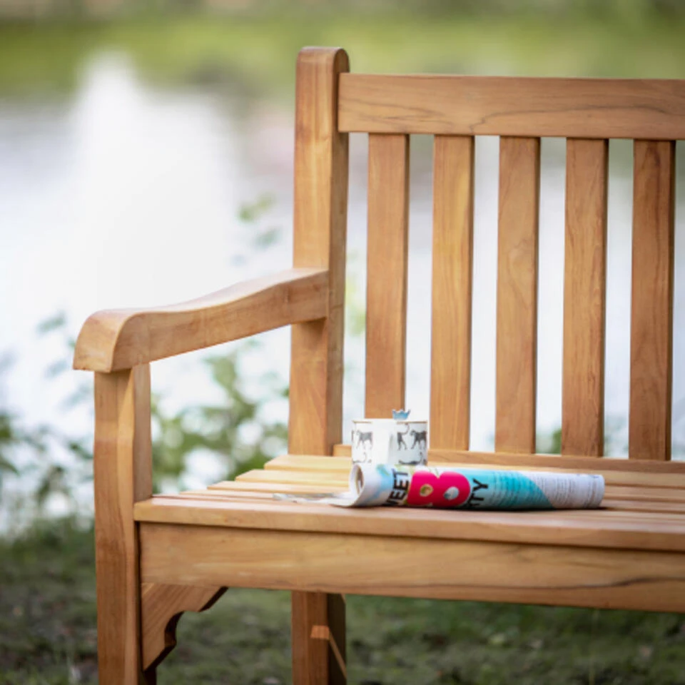 Giga Meubel - Tuinbank Teakhout - 180x60x91cm - Java 4 Giga Meubel - Tuinbank Teakhout - 180x60x91cm - Java - Afbeelding 4