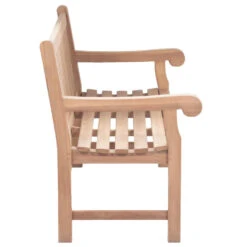 Giga Meubel Tuinbank Teakhout - 150x70x92cm - Big Classic Bank -Beliani Winkel 1000050310 0103