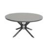 SenS-Line - Jersey Tuintafel Grey Ø140 Cm - Grijs