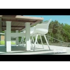 Hartman Yasmani Dining Tuintafel - 180x95 Cm. - White 7 Hartman Yasmani Dining Tuintafel - 180x95 Cm. - White -Beliani Winkel 1000051507 0103