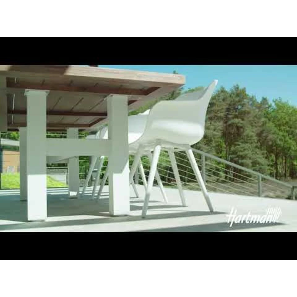 Hartman Yasmani Dining Tuintafel - 180x95 Cm. - White 4 Hartman Yasmani Dining Tuintafel - 180x95 Cm. - White - Afbeelding 4