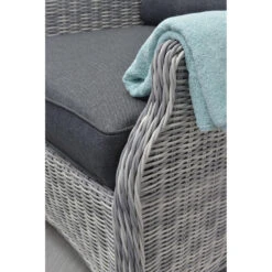 Garden Impressions Santa Rosa Relax Lounge Tuinstoelen - Grijs -Beliani Winkel 1000052351 0104