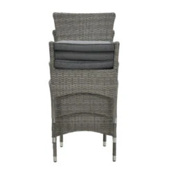 Garden Impressions Jerba Tuinstoel Grijs - 4 Stuks -Beliani Winkel 1000052360 0103