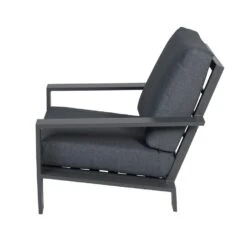 Garden Impressions Coba Lounge Tuinstoel - Donker Grijs -Beliani Winkel 1000052908 0103