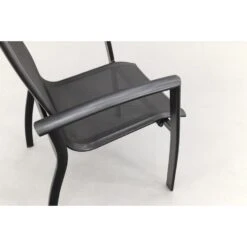 Kettler Legato Curve Stapelstoel - Antraciet -Beliani Winkel 1000053220 0103