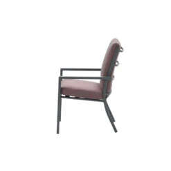 Sergio Dining Tuinstoel Carbon Black/Copper -Beliani Winkel 1000053221 0102