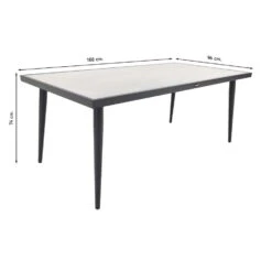 Hartman Constantine Tafel 188 X 96 Cm. - Xerix / Ceramic -Beliani Winkel 1000053243 0102