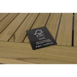 Hartman Sonata Tuintafel Teak – Antraciet 220 X 100 Cm -Beliani Winkel 1000053244 0103