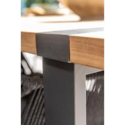 Taste Alto Tuintafel - Teak Hout - 240x100 Cm -Beliani Winkel 1000053253 0103