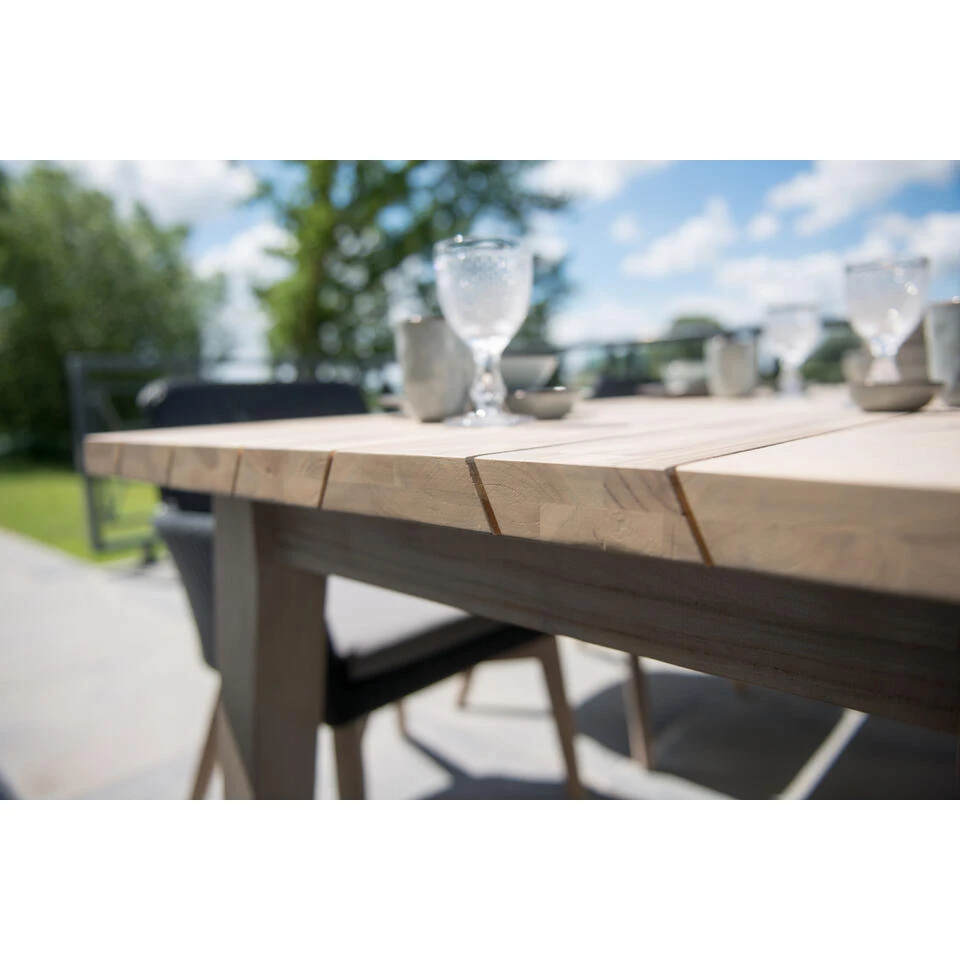 Taste Derby Tuintafel - 240x100 Cm. - Antraciet Poten 3 Taste Derby Tuintafel - 240x100 Cm. - Antraciet Poten - Afbeelding 3