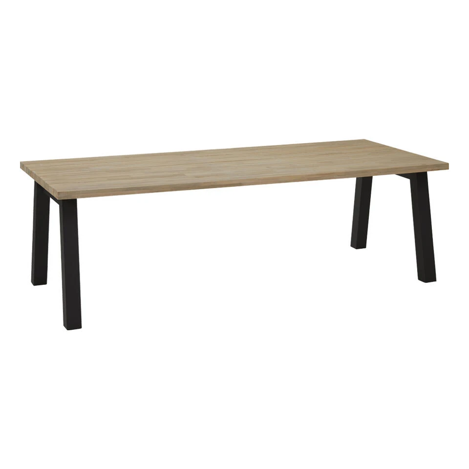 Taste Derby Tuintafel - 240x100 Cm. - Antraciet Poten 1 Taste Derby Tuintafel - 240x100 Cm. - Antraciet Poten