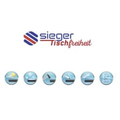 Sieger Klaptafel 70x115 Cm Antraciet -Beliani Winkel 1000053267 0103