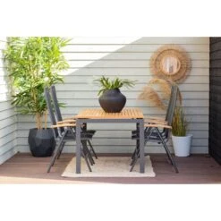 Hartman Sonata Tuintafel 160x90 Cm. - Teak 6 Hartman Sonata Tuintafel 160x90 Cm. - Teak -Beliani Winkel 1000053270 0102