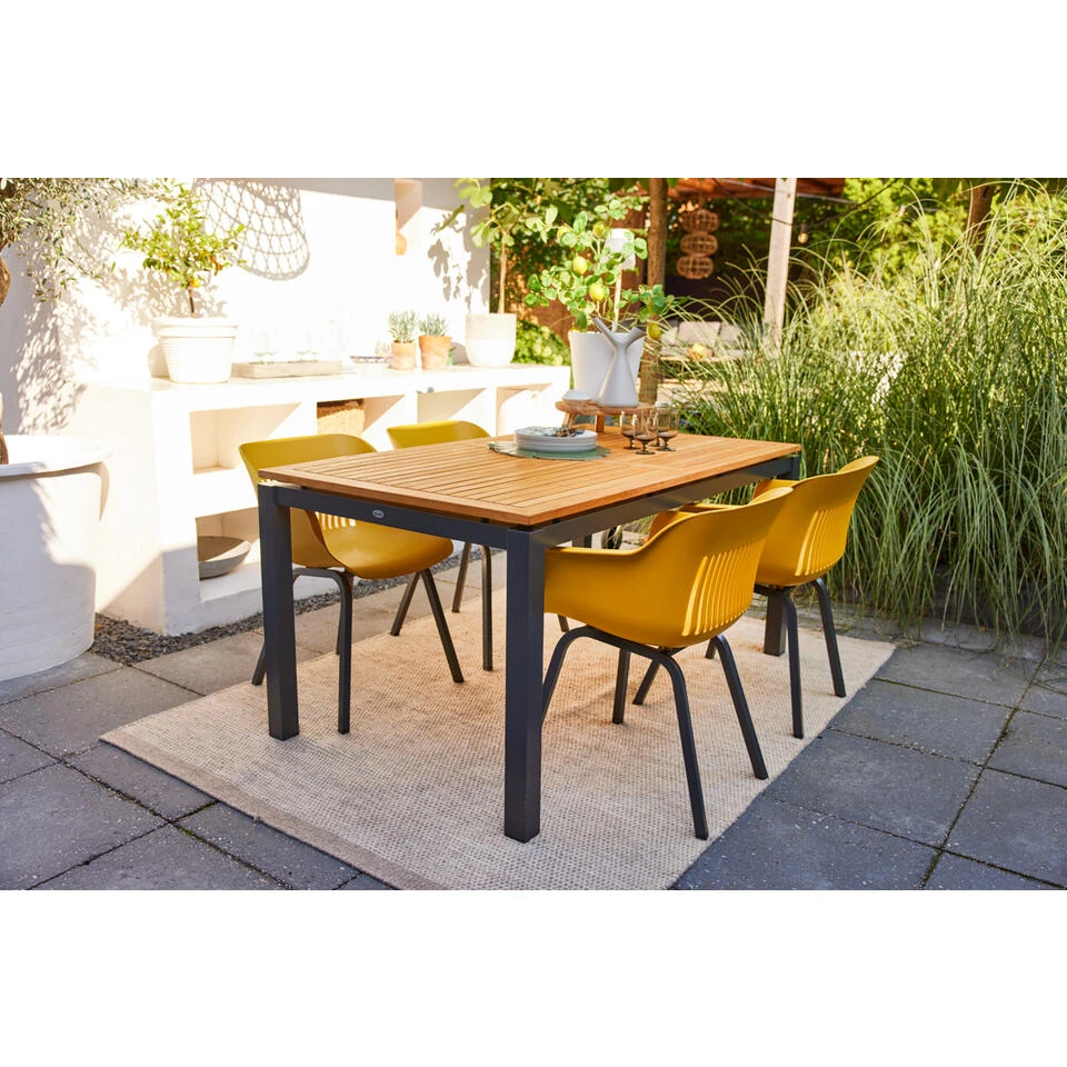 Hartman Sonata Tuintafel 160x90 Cm. - Teak 4 Hartman Sonata Tuintafel 160x90 Cm. - Teak - Afbeelding 4