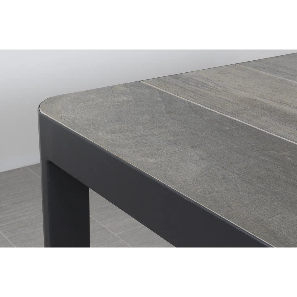 VDG Queens Tuintafel Antraciet - 160 X 90 Cm 4 VDG Queens Tuintafel Antraciet - 160 X 90 Cm - Afbeelding 4