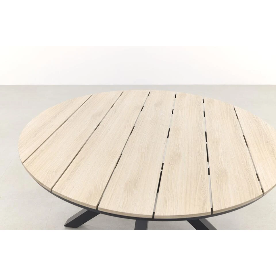 Garden Impressions Edison Tuintafel - 122 Cm. Rond 4 Garden Impressions Edison Tuintafel - 122 Cm. Rond - Afbeelding 4
