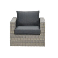 Garden Impressions Carlo Lounge Tuinstoel - Vintage Willow -Beliani Winkel 1000054026 0104