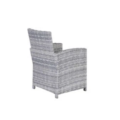 Garden Impressions Alaska Lounge Dining Tuinstoel - Grijs -Beliani Winkel 1000054030 0103