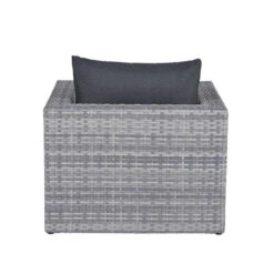 Garden Impressions Carlo Lounge Tuinstoel - Licht Grijs -Beliani Winkel 1000054033 0103