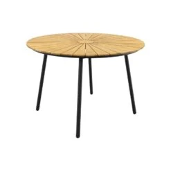 VDG Dave Teak Tuintafel Rond - Ø 110 Cm