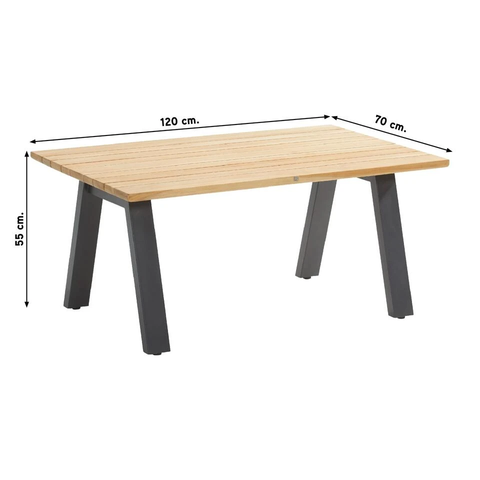 Taste Ambassador Hoge Koffietafel - 120x70 Cm 2 Taste Ambassador Hoge Koffietafel - 120x70 Cm - Afbeelding 2