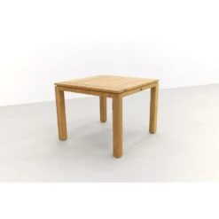 Allure Rome Teak Tuintafel 100 X 100 Cm. - Natural Brown -Beliani Winkel 1000054216 0102