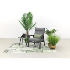 VDG Azoren Loungestoel Verstelbaar - Antraciet -Beliani Winkel 1000054950 0102