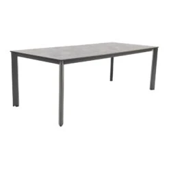 Kettler Edge Tuintafel 220 X 95 Cm. - HPL Antraciet -Beliani Winkel 1000057489 0100