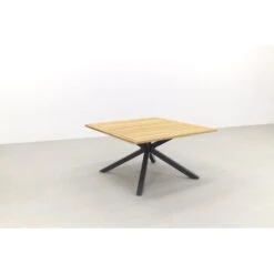 GreenChair Quote Tuintafel - Teakhout Vierkant - 140 Cm -Beliani Winkel 1000059835 0102