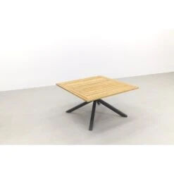 GreenChair Quote Tuintafel - Teakhout Vierkant - 140 Cm -Beliani Winkel 1000059835 0103