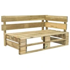 VidaXL Tuinbank Met Grijze Kussens Pallet Grenenhout 6 VidaXL Tuinbank Met Grijze Kussens Pallet Grenenhout -Beliani Winkel 1000060776 0102