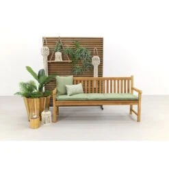 VDG Teak Houten Tuinbank Bison - 180 Cm -Beliani Winkel 1000072938 0102