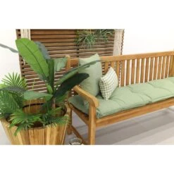 VDG Teak Houten Tuinbank Bison - 180 Cm -Beliani Winkel 1000072938 0103