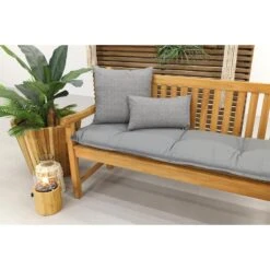 VDG Teak Houten Tuinbank Bison - 150 Cm -Beliani Winkel 1000072939 0102