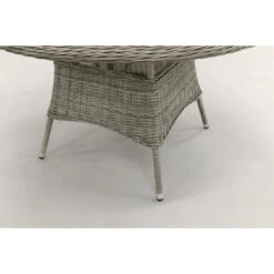 VDG Felina Dining Tuintafel 130 Cm. - Paloma Grijs -Beliani Winkel 1000074470 0103