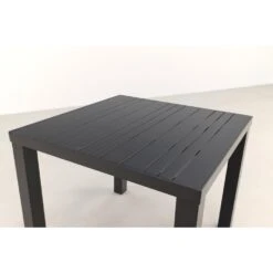 VDG Lena Tuintafel Antraciet - 90 X 90 Cm -Beliani Winkel 1000074471 0103