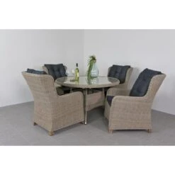 VDG Felina Dining Tuintafel 130 Cm. - Dessert 7 VDG Felina Dining Tuintafel 130 Cm. - Dessert -Beliani Winkel 1000074472 0103