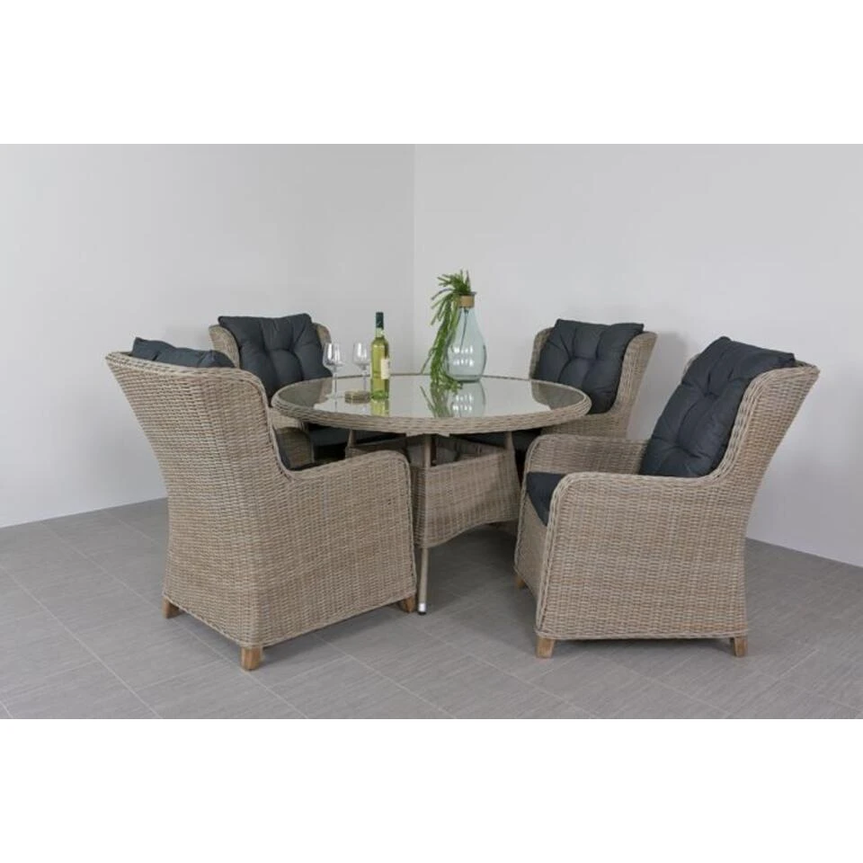 VDG Felina Dining Tuintafel 130 Cm. - Dessert 4 VDG Felina Dining Tuintafel 130 Cm. - Dessert - Afbeelding 4