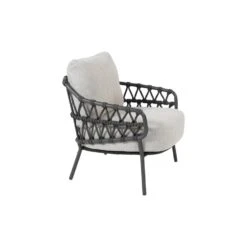 4 Seasons Calpi Low Dining Stoel - Antraciet (1 St.) 6 4 Seasons Calpi Low Dining Stoel - Antraciet (1 St.) -Beliani Winkel 1000077715 0102