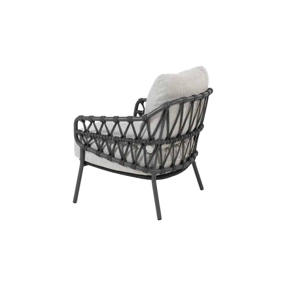 4 Seasons Calpi Low Dining Stoel - Antraciet (1 St.) 4 4 Seasons Calpi Low Dining Stoel - Antraciet (1 St.) - Afbeelding 4