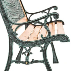 Tectake - Tuinbank Tuin Bank Tuinbankje Zitbank Gietijzer 128 Cm 7 Tectake - Tuinbank Tuin Bank Tuinbankje Zitbank Gietijzer 128 Cm -Beliani Winkel 1000078023 0103