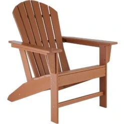 Tectake -tuinstoel Adirondack -Janis - Bruin