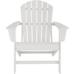 Tectake - Tuinstoel Joan Wit - Tuinstoel In Houtlook -Beliani Winkel 1000078052 0103