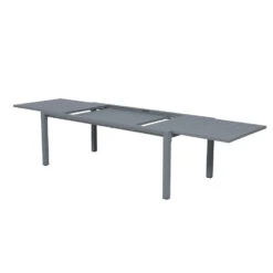 Garden Impressions Sophia Tuintafel 200/300x100xH74 Cm - Grijs -Beliani Winkel 1000078067 0102